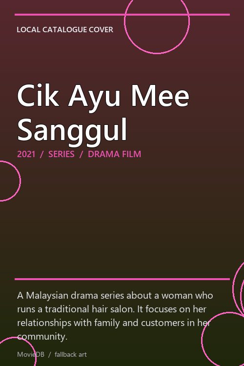 Cik Ayu Mee Sanggul poster