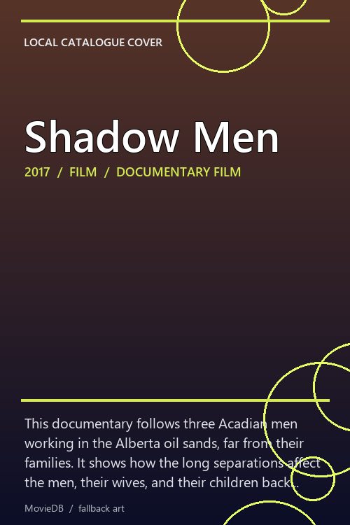 Shadow Men poster
