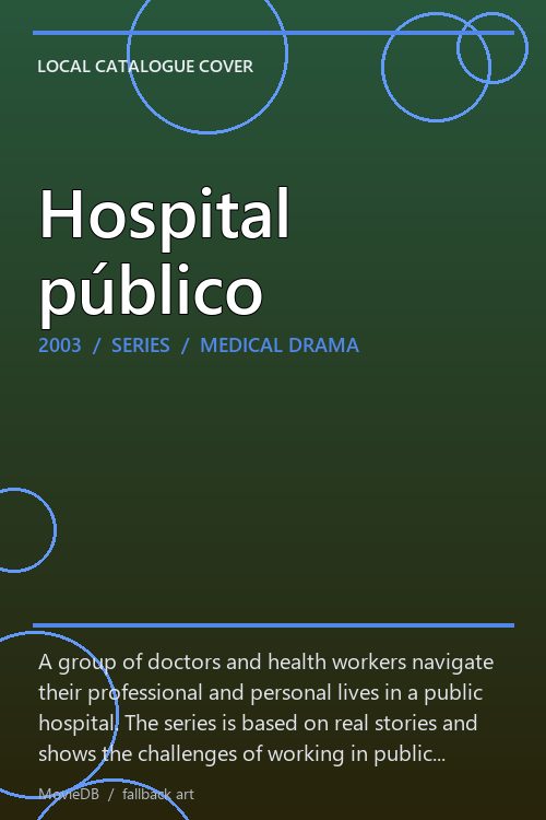 Hospital público poster