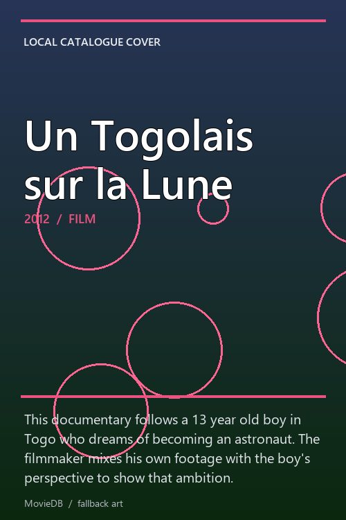 Un Togolais sur la Lune poster