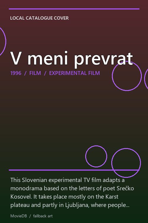 V meni prevrat poster