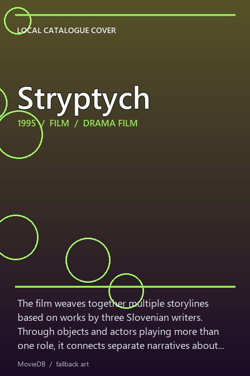 Stryptych poster