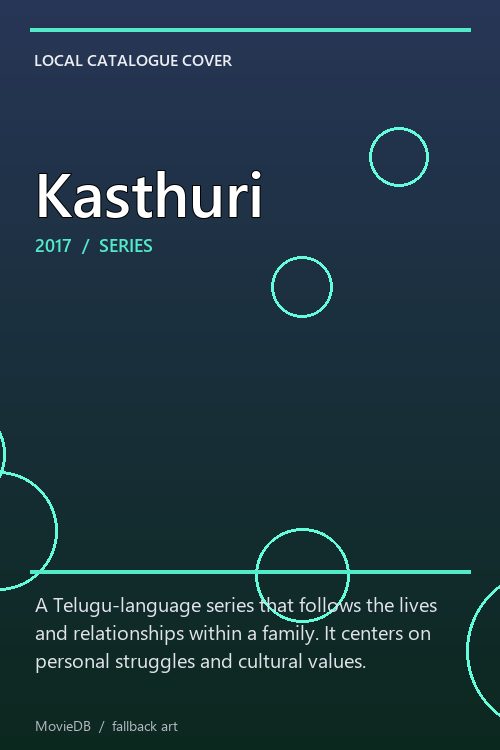 Kasthuri poster