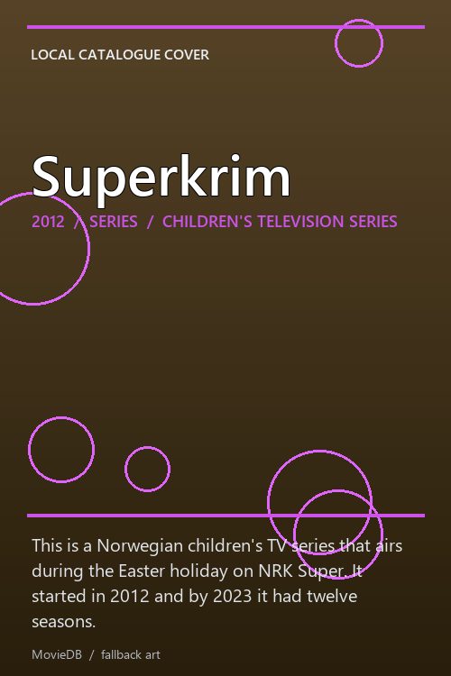 Superkrim poster