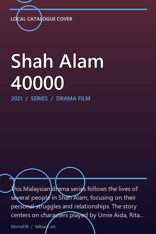 Shah Alam 40000 poster