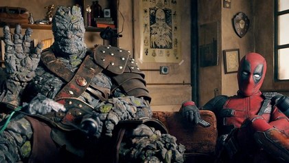 Deadpool and Korg React poster