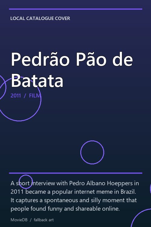 Pedrão Pão de Batata poster