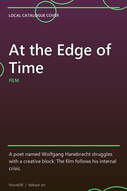 At the Edge of Time poster