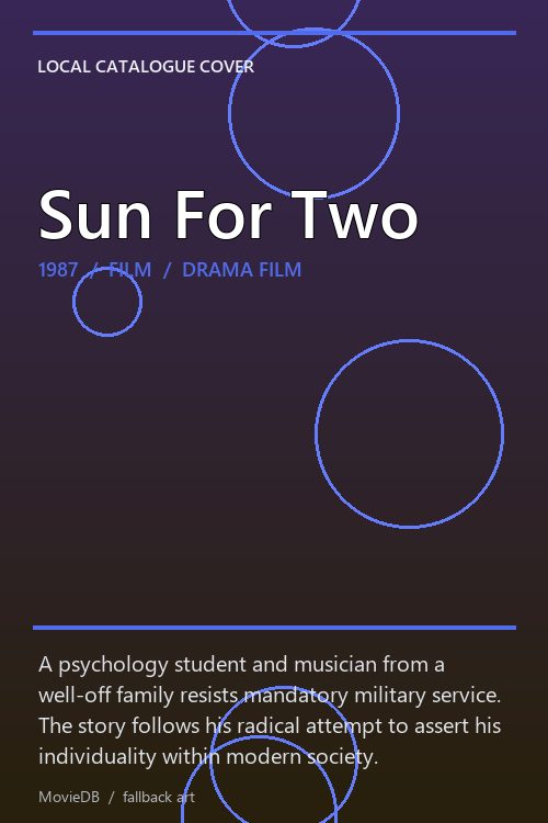 Sun For Two poster