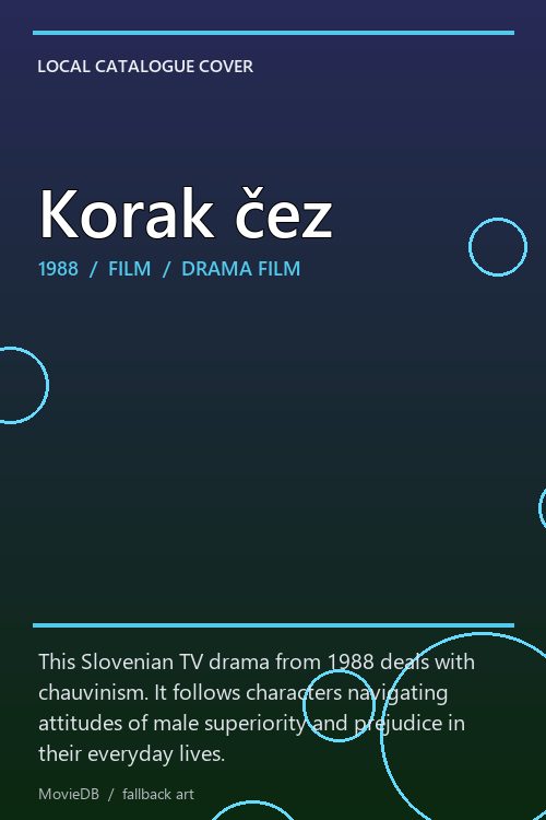 Korak čez poster