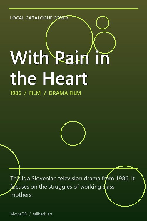With Pain in the Heart poster