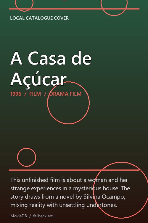 A Casa de Açúcar poster