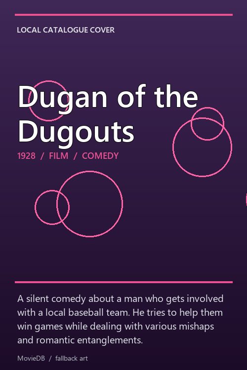 Dugan of the Dugouts poster