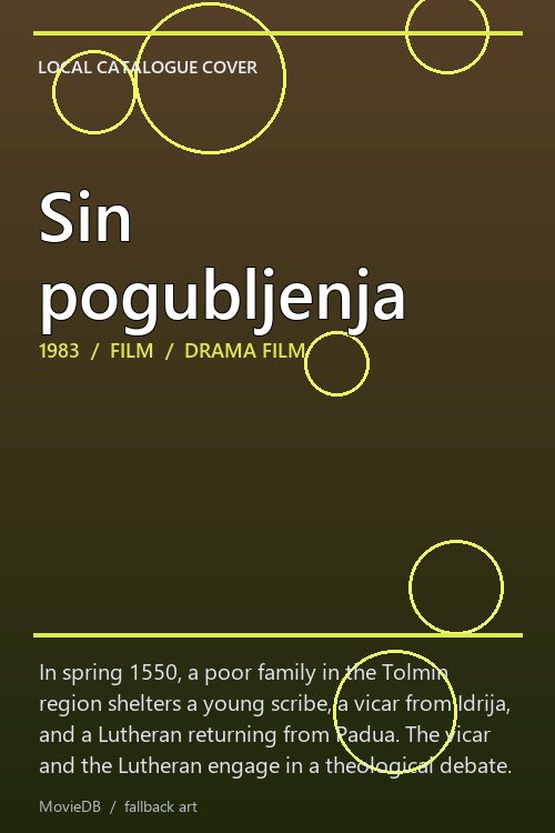 Sin pogubljenja poster
