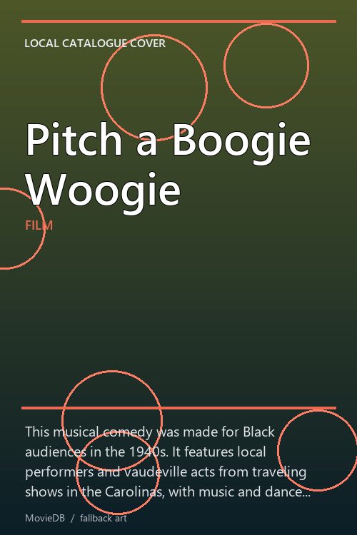 Pitch a Boogie Woogie poster