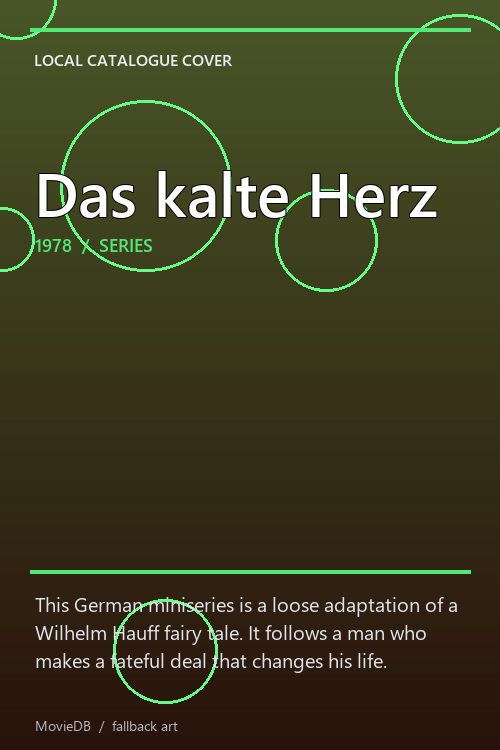 Das kalte Herz poster