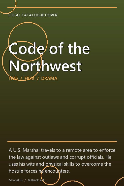 Code of the Northwest poster