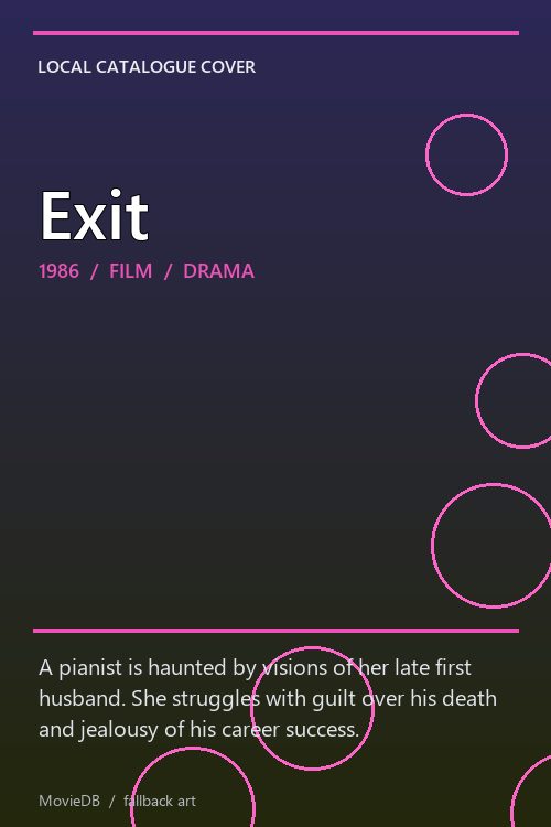 Exit poster