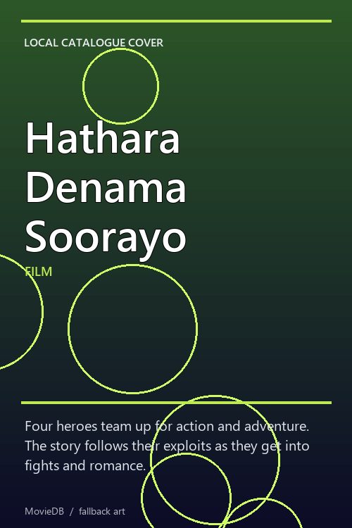 Hathara Denama Soorayo poster