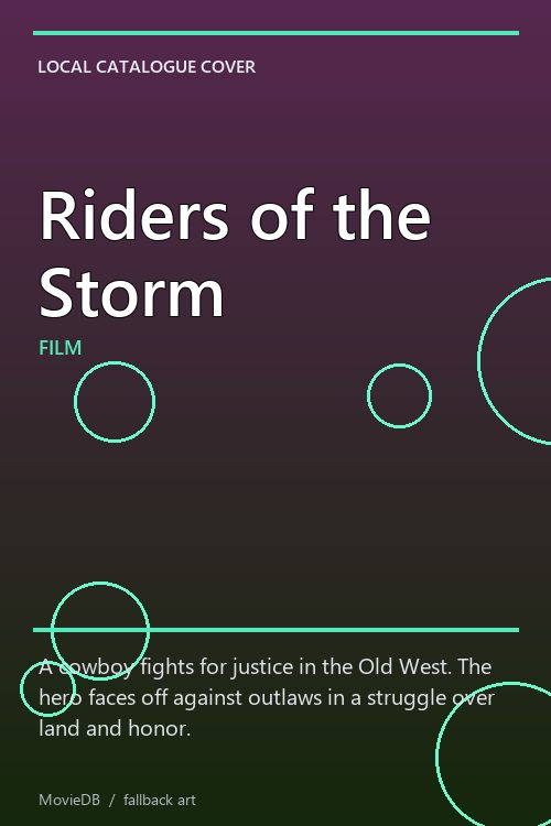 Riders of the Storm poster