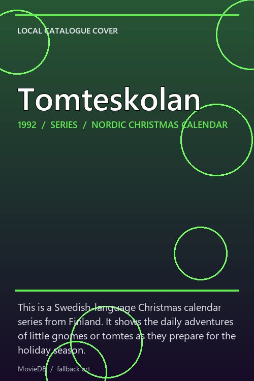 Tomteskolan poster
