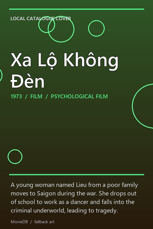 Xa Lộ Không Đèn poster