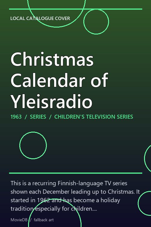 Christmas Calendar of Yleisradio poster