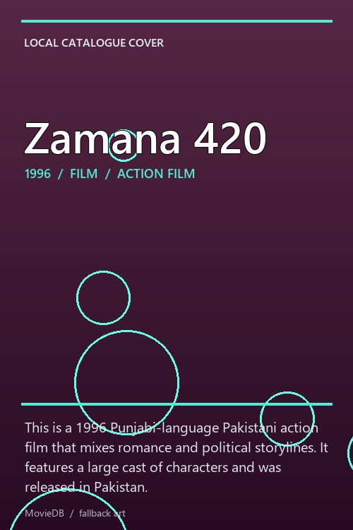 Zamana 420 poster