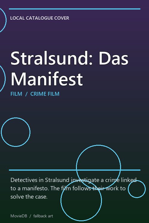 Stralsund: Das Manifest poster