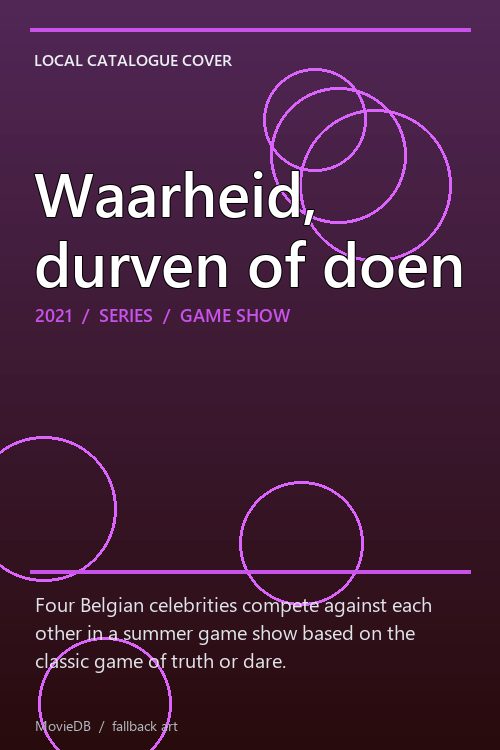 Waarheid, durven of doen poster