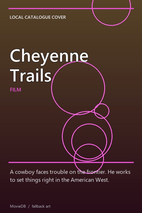 Cheyenne Trails poster