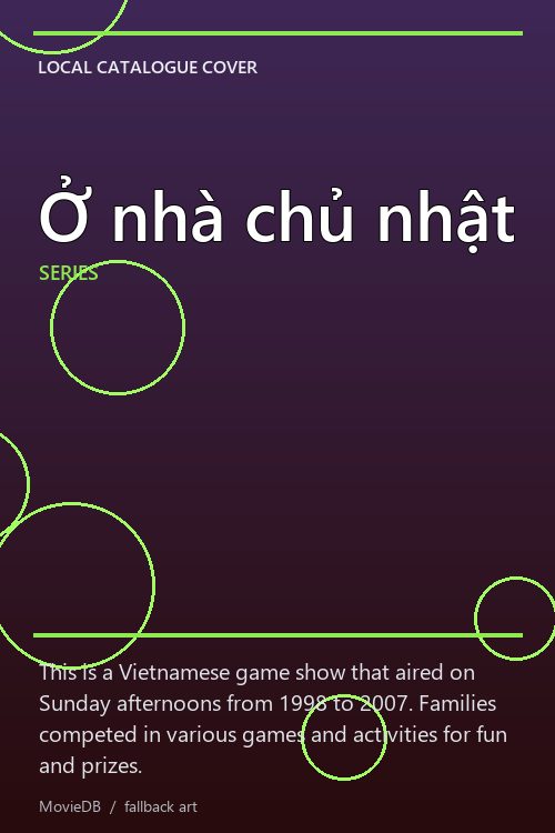 Ở nhà chủ nhật poster