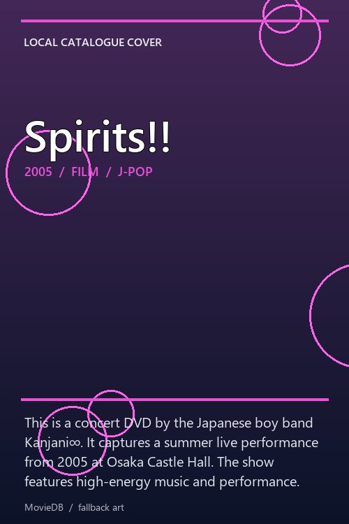 Spirits!! poster