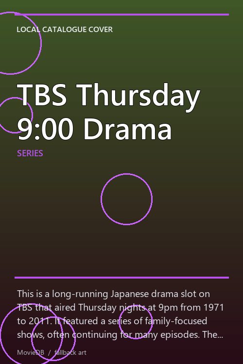 TBS Thursday 9:00 Drama poster