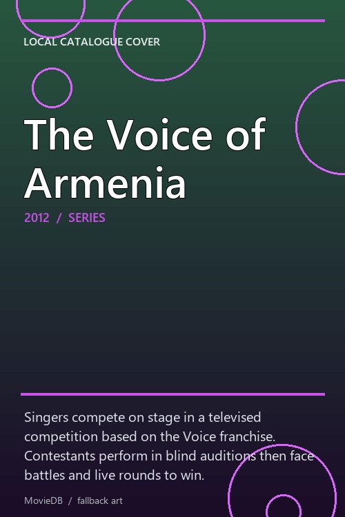The Voice of Armenia poster