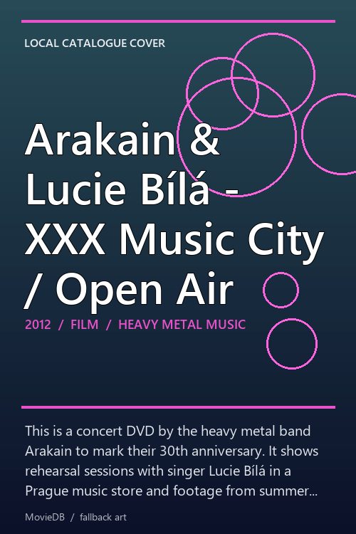 Arakain & Lucie Bílá - XXX Music City / Open Air poster