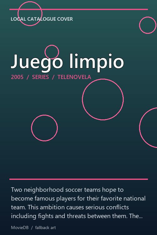 Juego limpio poster