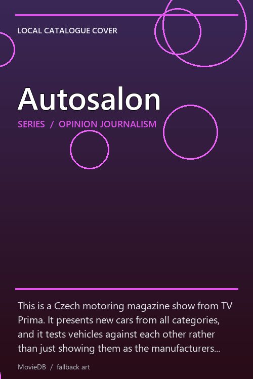 Autosalon poster