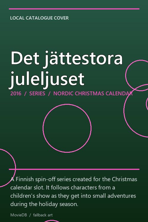Det jättestora juleljuset poster