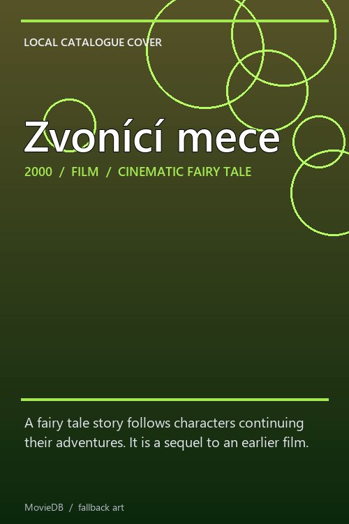 Zvonící mece poster