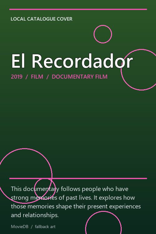 El Recordador poster