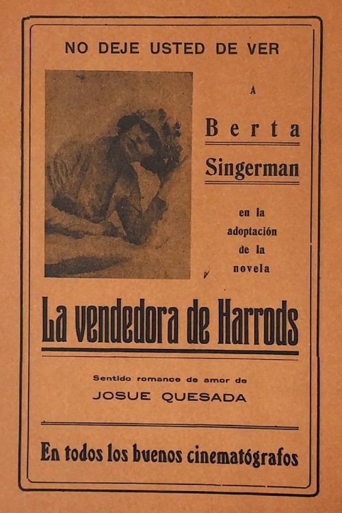 La vendedora de Harrods poster