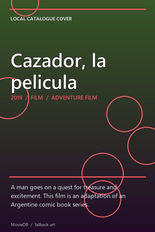 Cazador, la pelicula poster