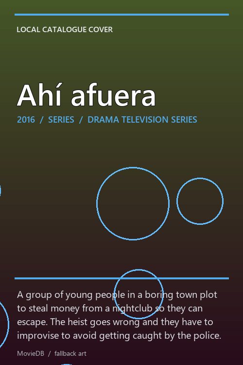 Ahí afuera poster