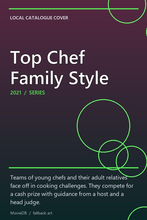Top Chef Family Style poster