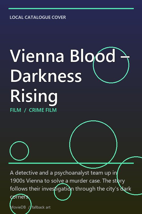 Vienna Blood –  Darkness Rising poster