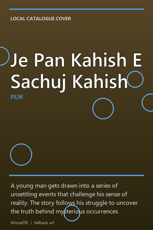 Je Pan Kahish E Sachuj Kahish poster