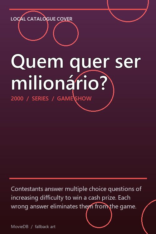 Quem quer ser milionário? poster