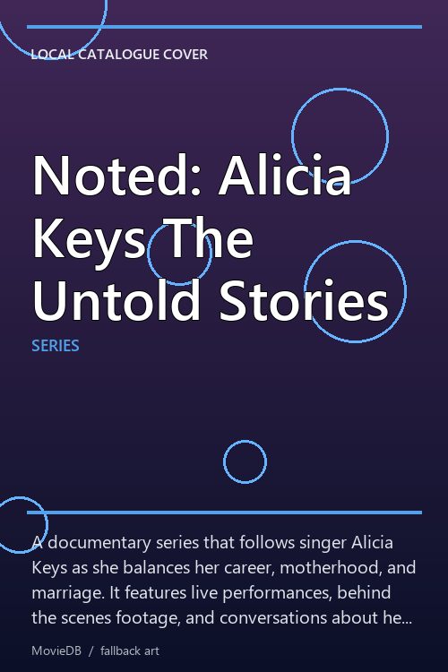 Noted: Alicia Keys The Untold Stories poster