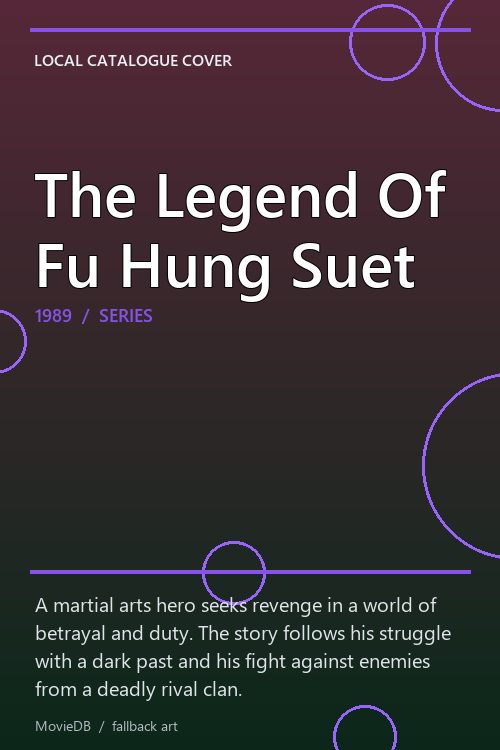 The Legend Of Fu Hung Suet poster